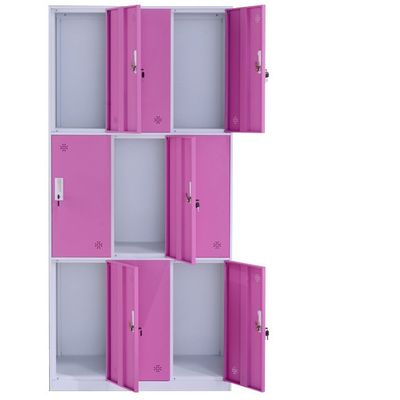 Market Gym Office Locker Storage Cabinet 9 Door