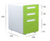 4 کشو ISO9001 کابینت های اداری 0.4 تا 1.2 میلی متر