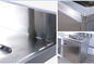 ISO9001 مبلمان آشپزخانه ضد اسید فولادی با رستوران قفسه قابل تنظیم سینک
