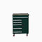 جعبه ابزار متحرک سبز ISO14001 با کشو ، کابینت ذخیره ابزار فلزی